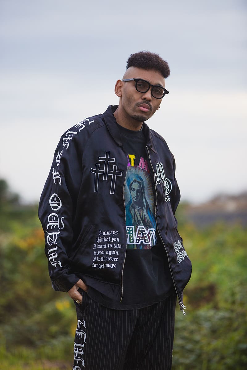 MAYO EMBROIDERY WITH COLLAR REVERSIBLE SOUVENIR JKT