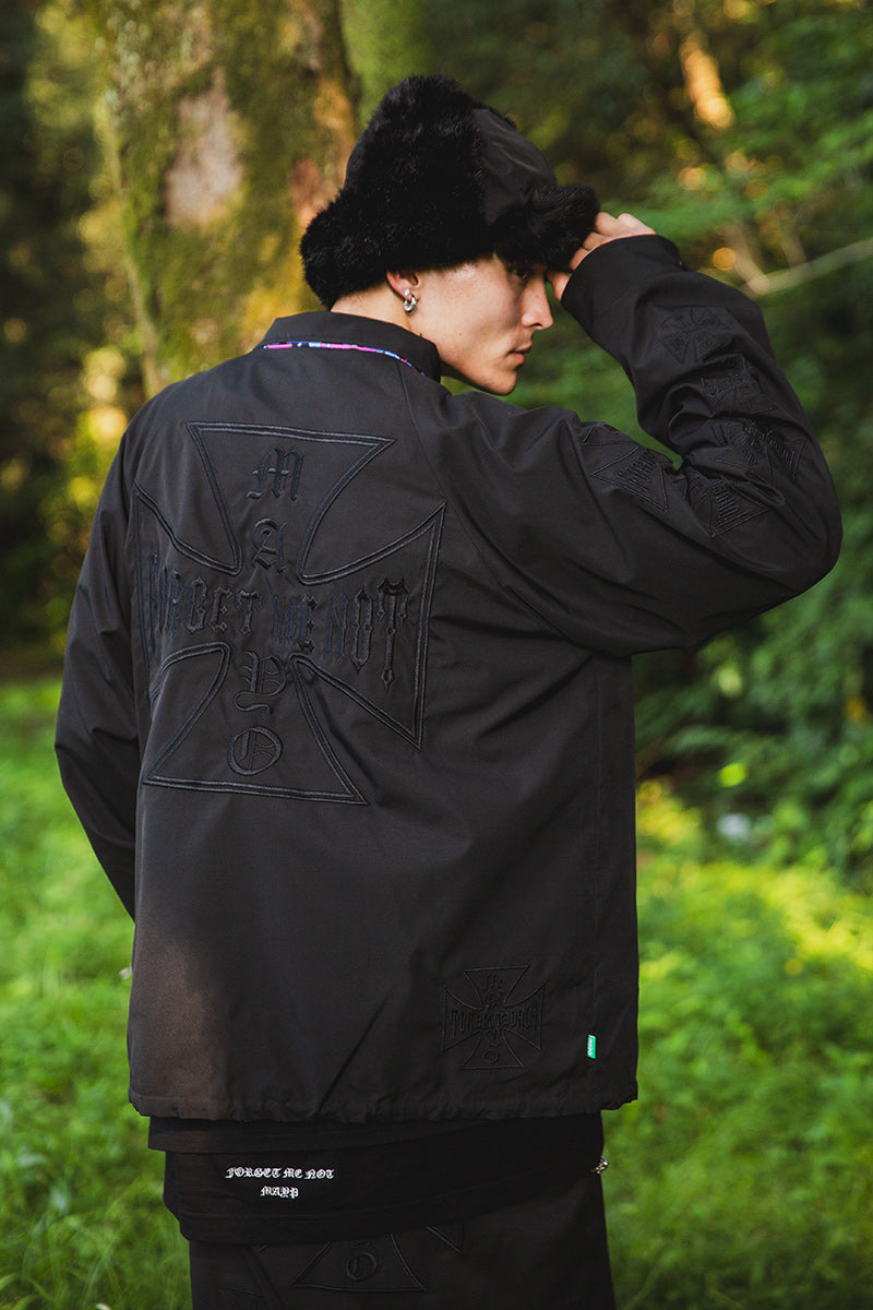IRON CROSS EMBROIDERY REVERSIBLE COACH JKT