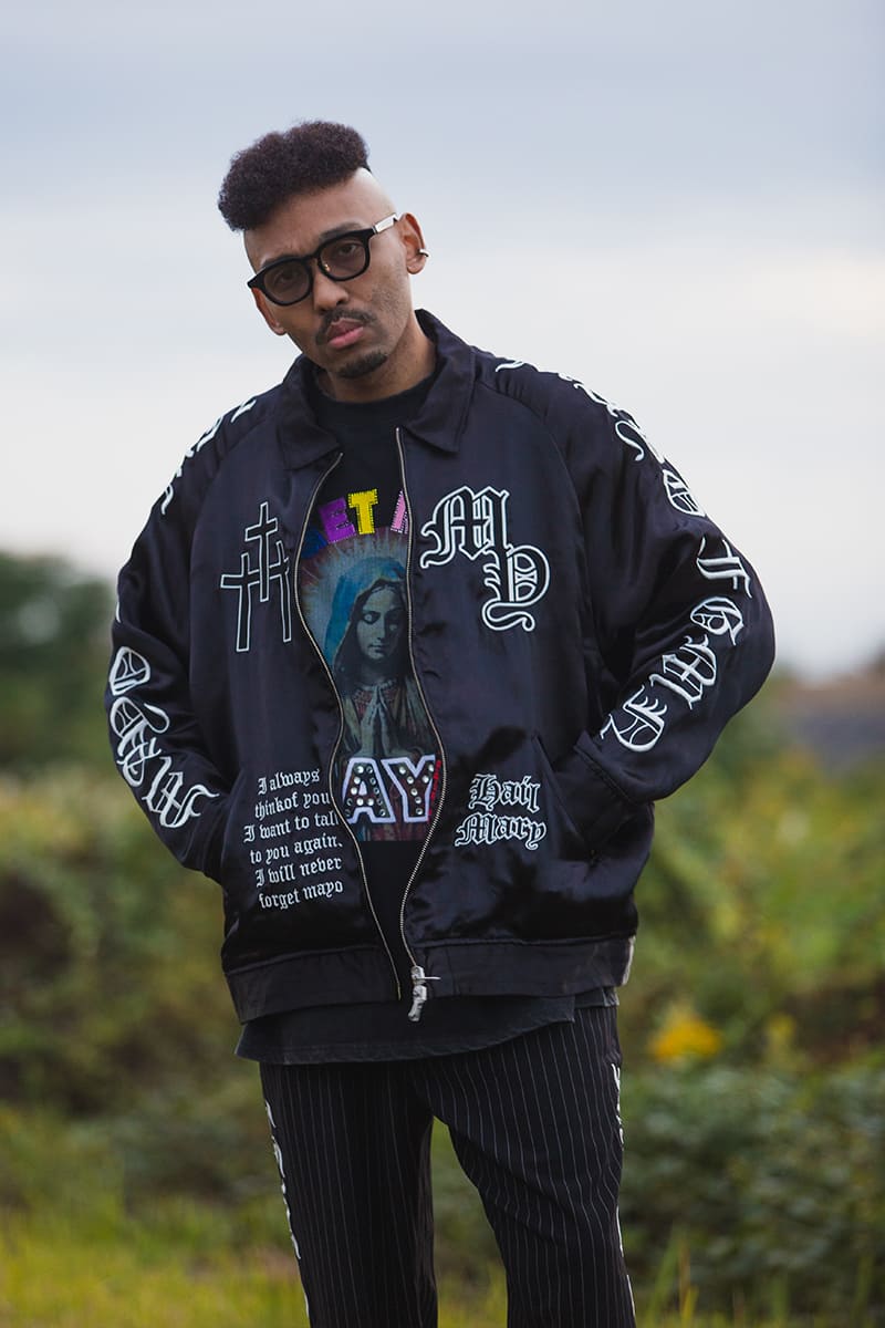 MAYO EMBROIDERY WITH COLLAR REVERSIBLE SOUVENIR JKT