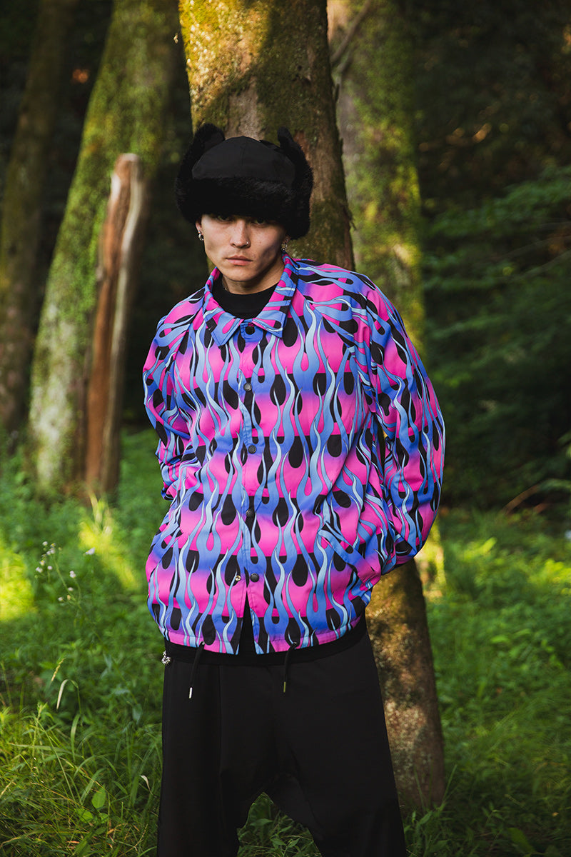 IRON CROSS EMBROIDERY REVERSIBLE COACH JKT