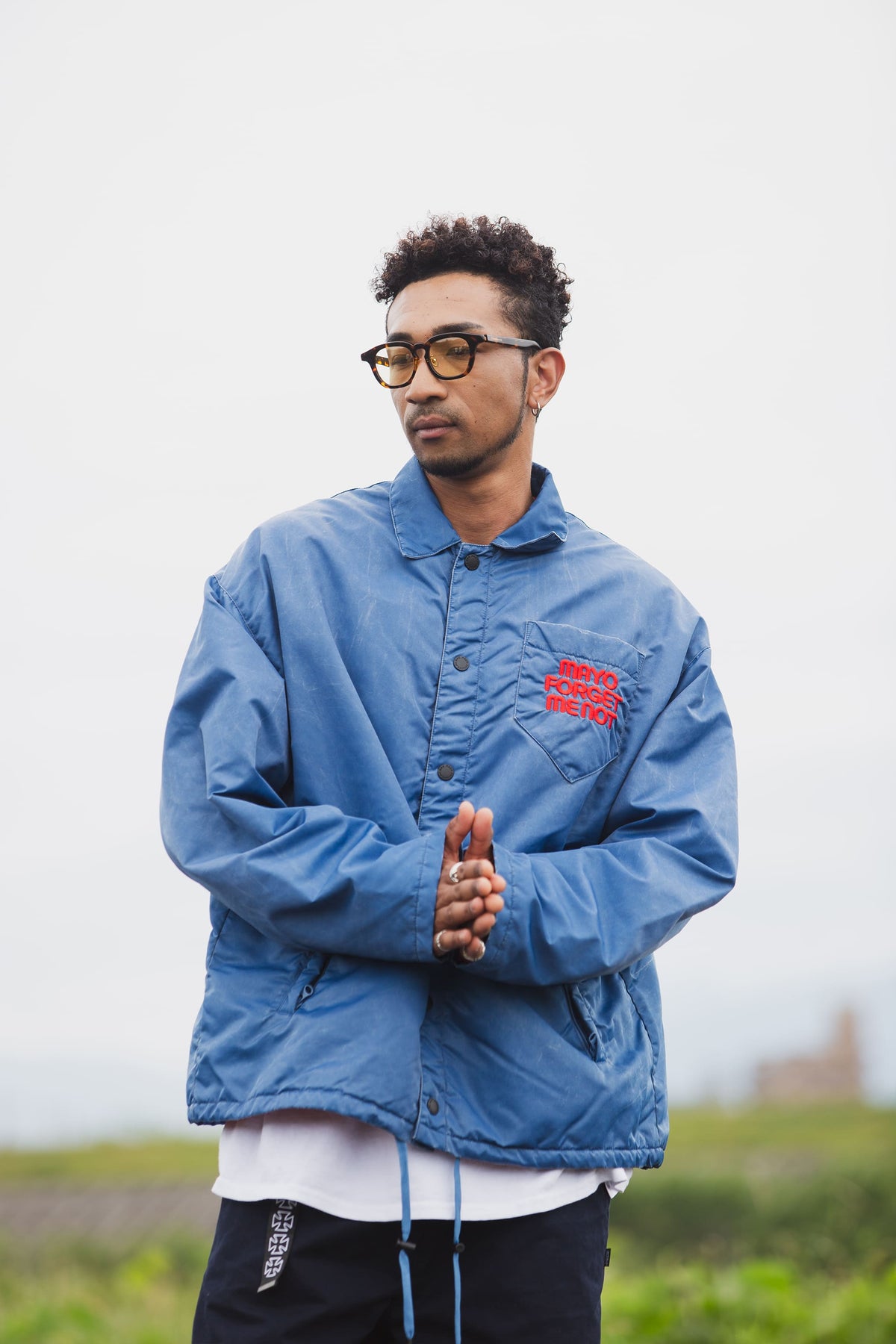 SNAKE CROSS BORN EMBROIDERY COACH JKT