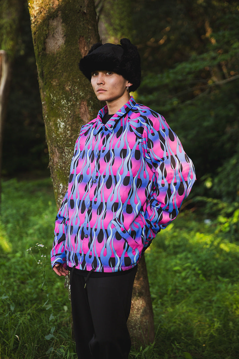 IRON CROSS EMBROIDERY REVERSIBLE COACH JKT