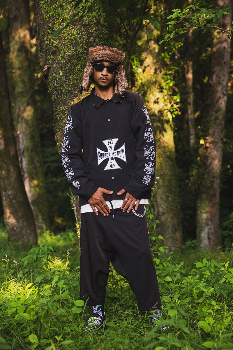 IRON CROSS EMBROIDERY REVERSIBLE COACH JKT