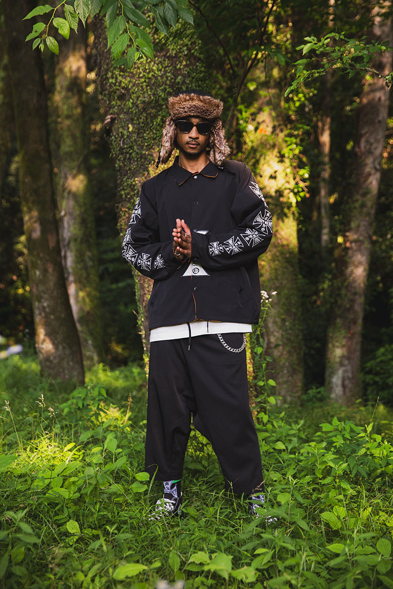 IRON CROSS EMBROIDERY REVERSIBLE COACH JKT