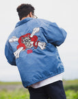 SNAKE CROSS BORN EMBROIDERY COACH JKT