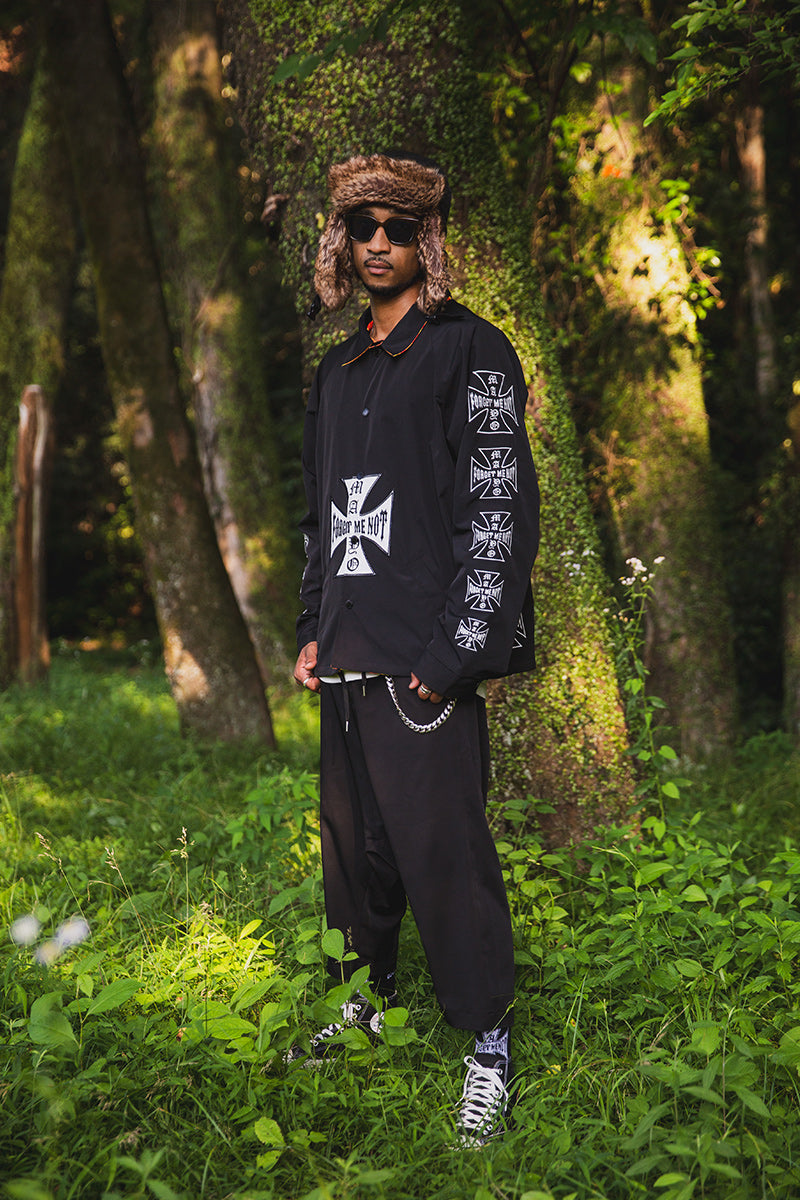 IRON CROSS EMBROIDERY REVERSIBLE COACH JKT