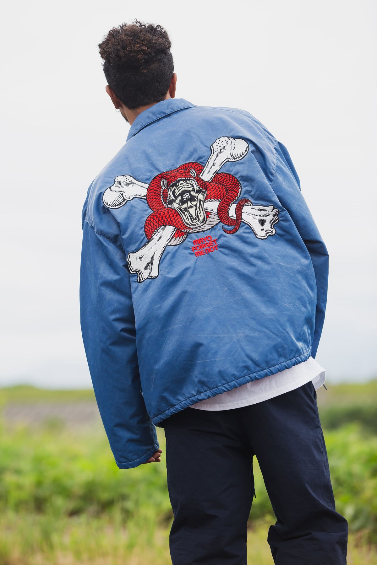SNAKE CROSS BORN EMBROIDERY COACH JKT