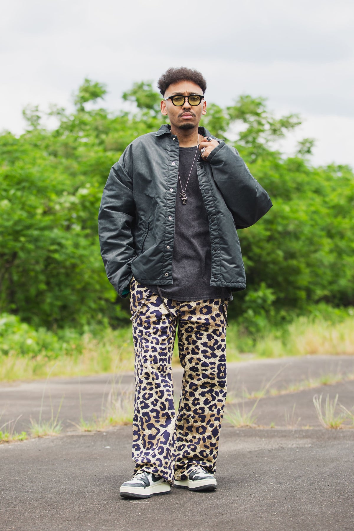 SNAKE CROSS BORN EMBROIDERY COACH JKT