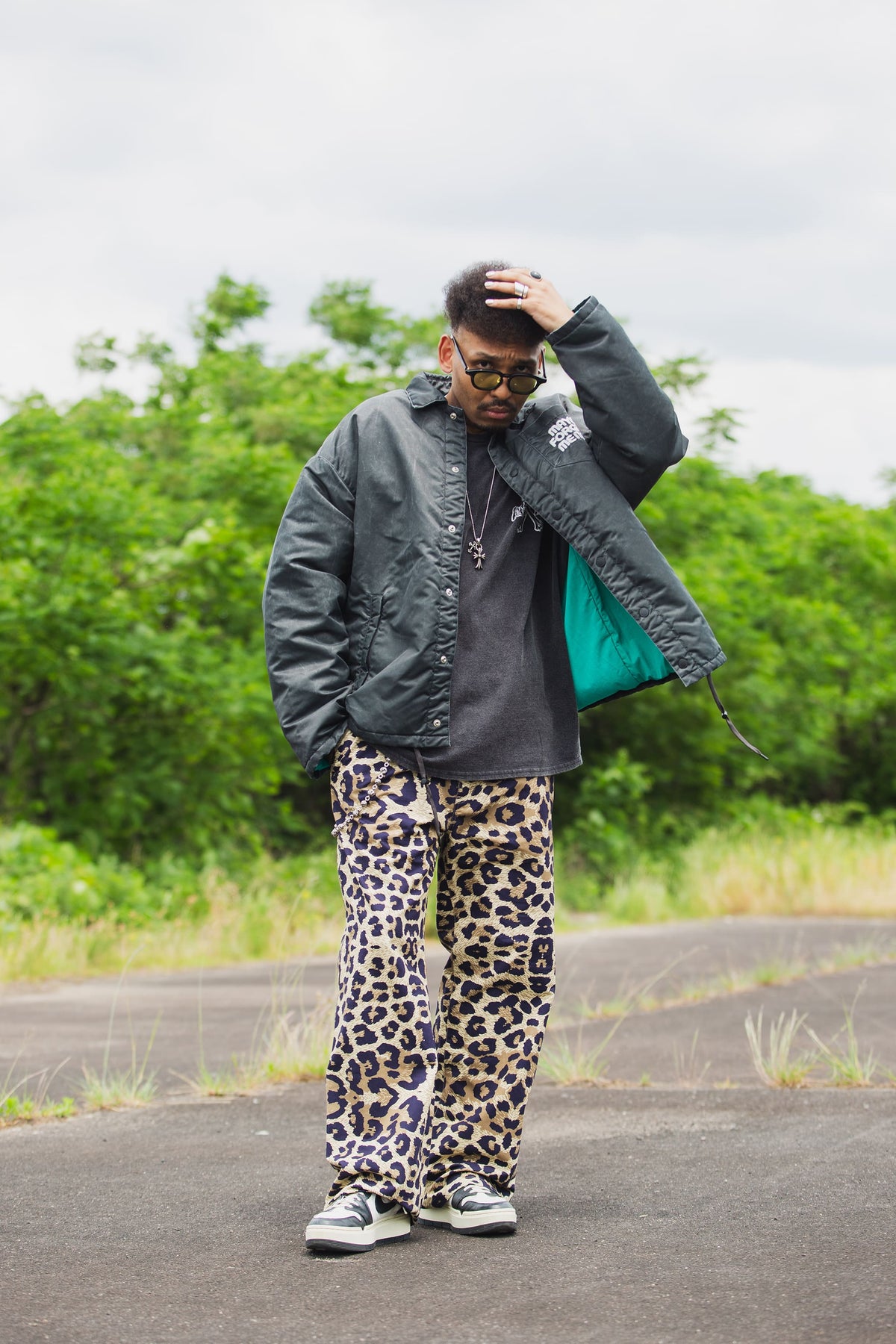 SNAKE CROSS BORN EMBROIDERY COACH JKT