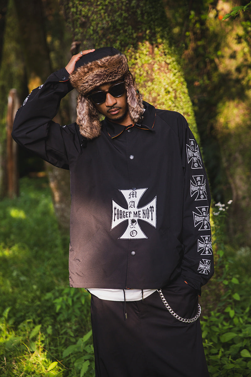 IRON CROSS EMBROIDERY REVERSIBLE COACH JKT