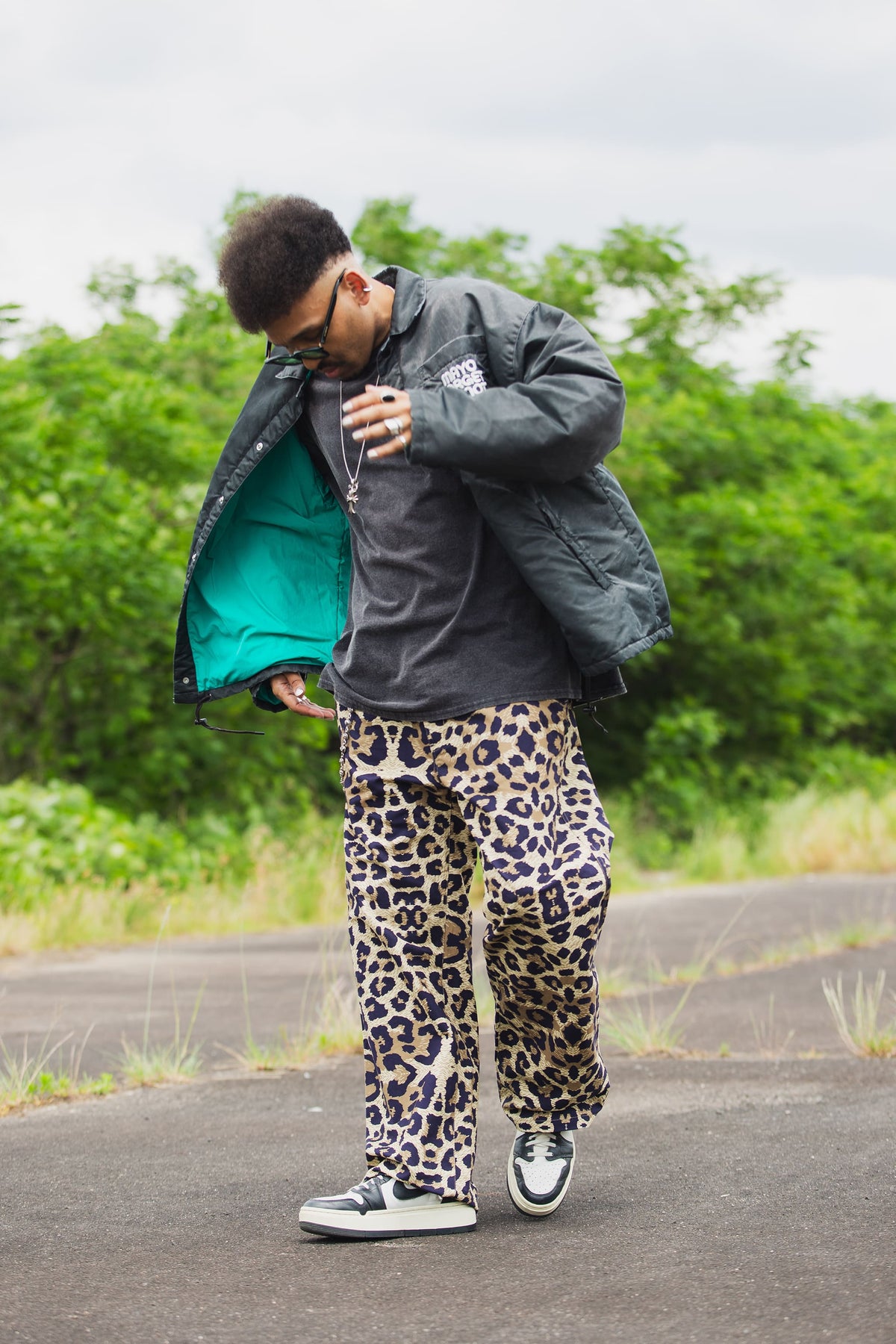 SNAKE CROSS BORN EMBROIDERY COACH JKT