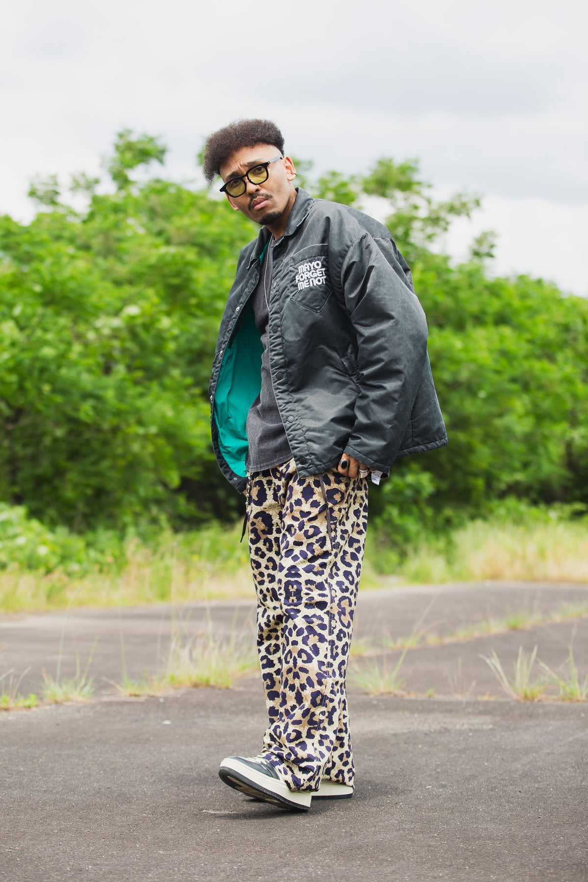 SNAKE CROSS BORN EMBROIDERY COACH JKT
