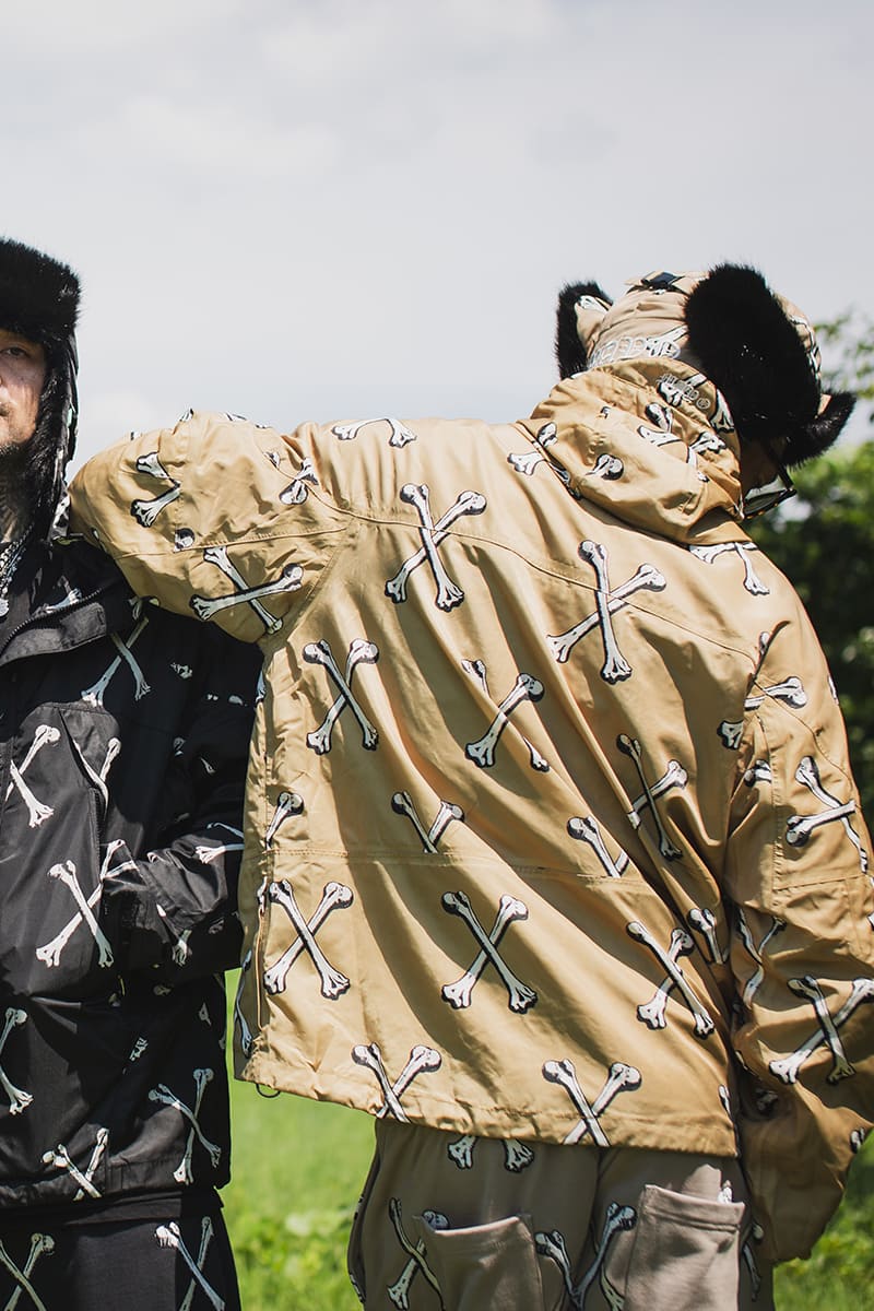 メイヨー クロスボーンズ 刺繍 ナイロン マウンテンパーカー – MAYO