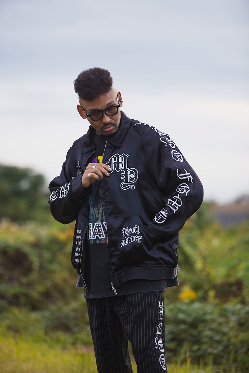 MAYOスカジャン MAYO EMBROIDERY WITH COLLAR REVERSIBLE SOUVENIR JKT
