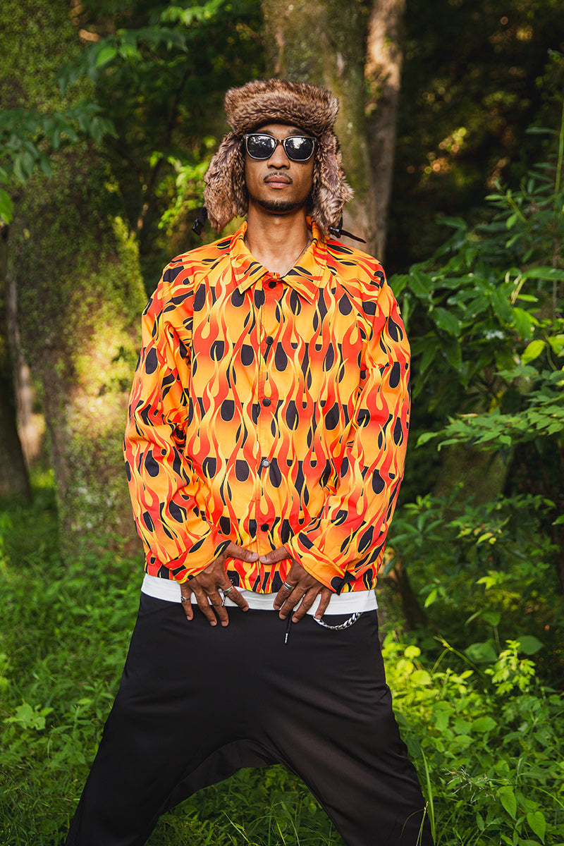 IRON CROSS EMBROIDERY REVERSIBLE COACH JKT