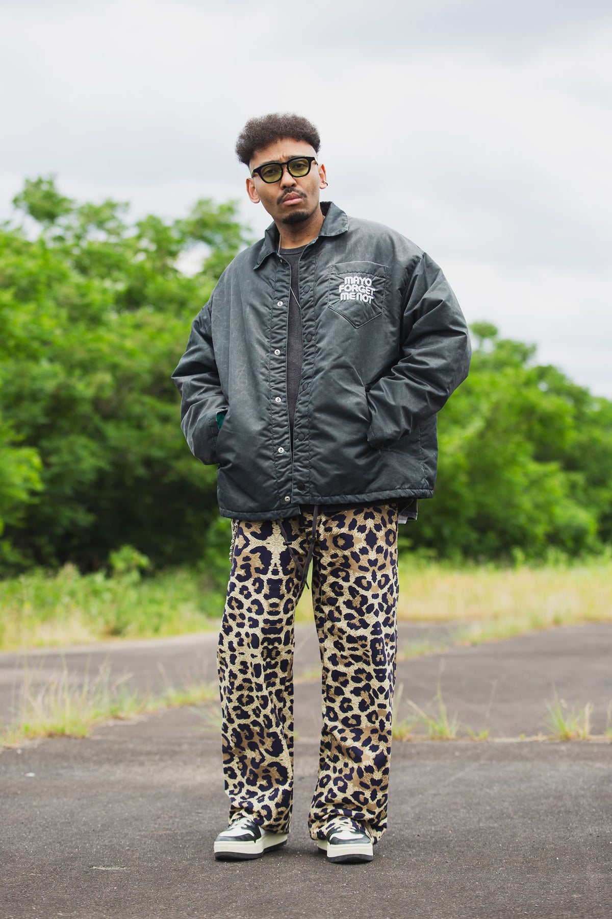 SNAKE CROSS BORN EMBROIDERY COACH JKT
