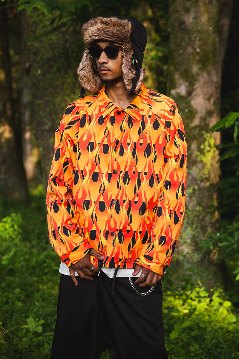 IRON CROSS EMBROIDERY REVERSIBLE COACH JKT