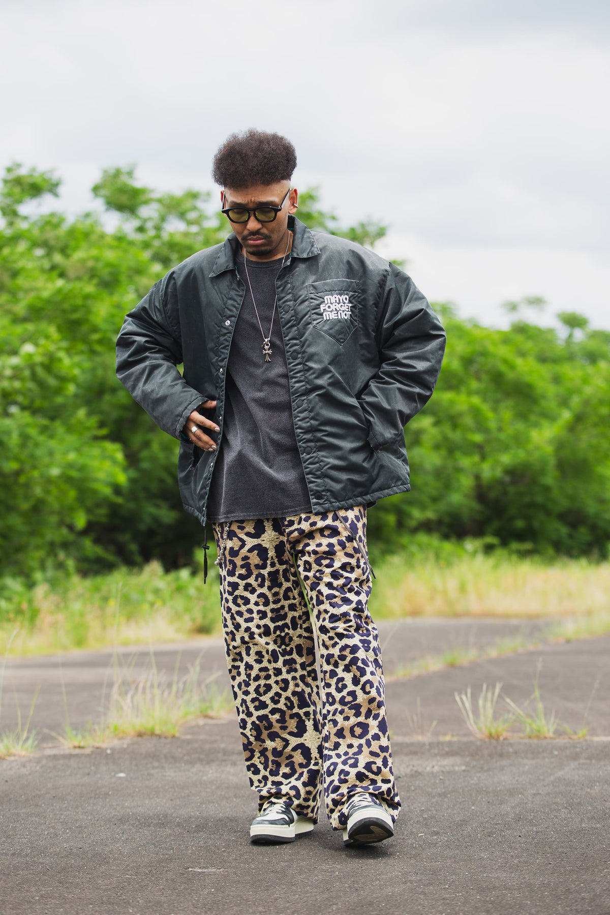 SNAKE CROSS BORN EMBROIDERY COACH JKT