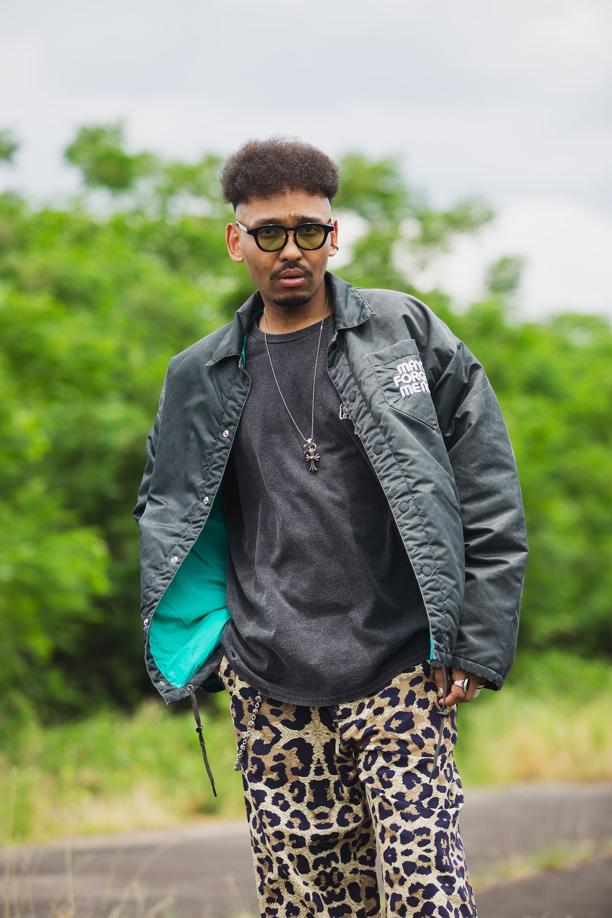 SNAKE CROSS BORN EMBROIDERY COACH JKT