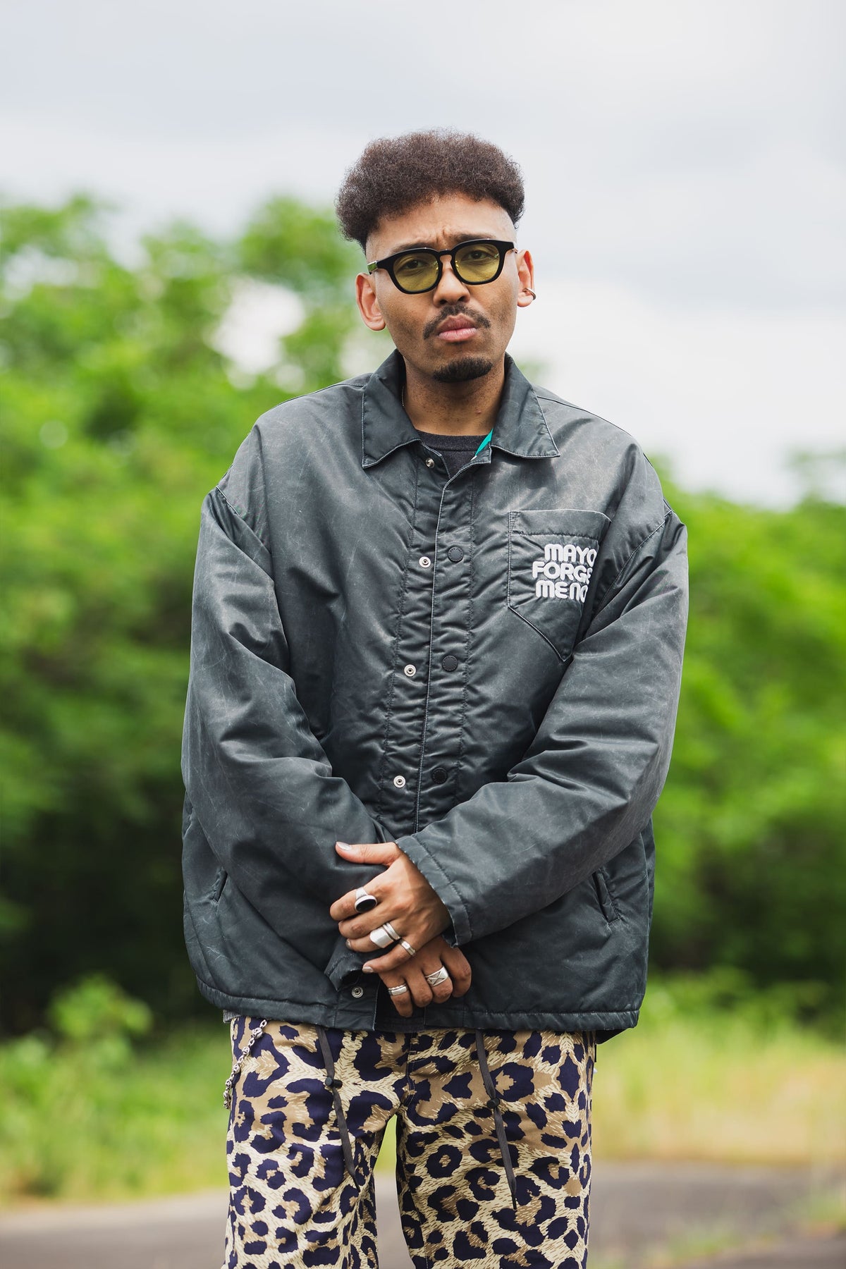 SNAKE CROSS BORN EMBROIDERY COACH JKT