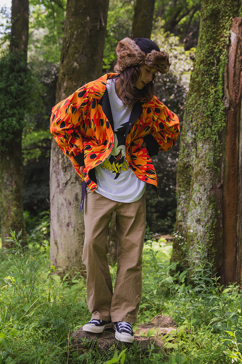 IRON CROSS EMBROIDERY REVERSIBLE COACH JKT