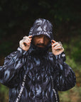 MAYO FIRE EMBROIDERY  Mountain Parka -  FIRE BLACK