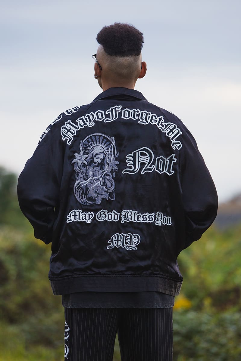 MAYO EMBROIDERY WITH COLLAR REVERSIBLE SOUVENIR JKT