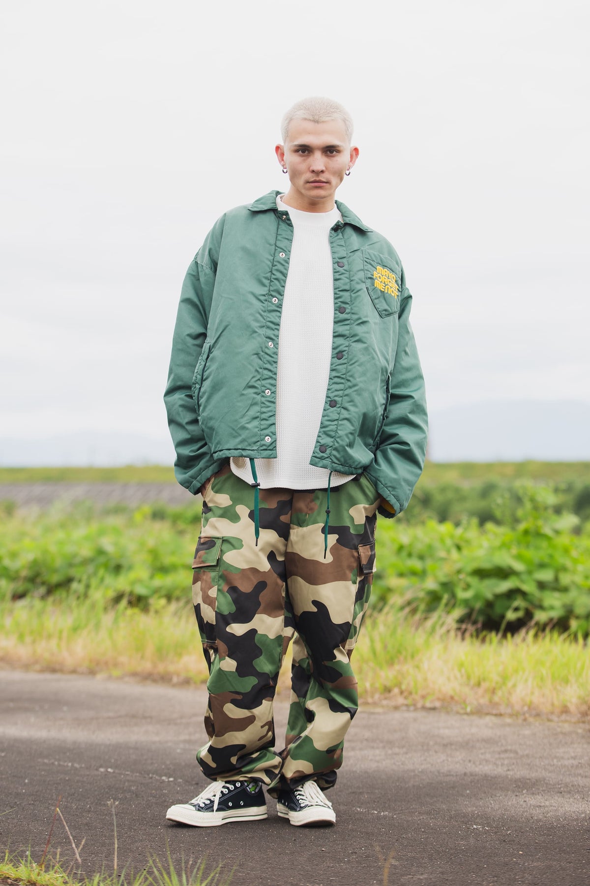 SNAKE CROSS BORN EMBROIDERY COACH JKT
