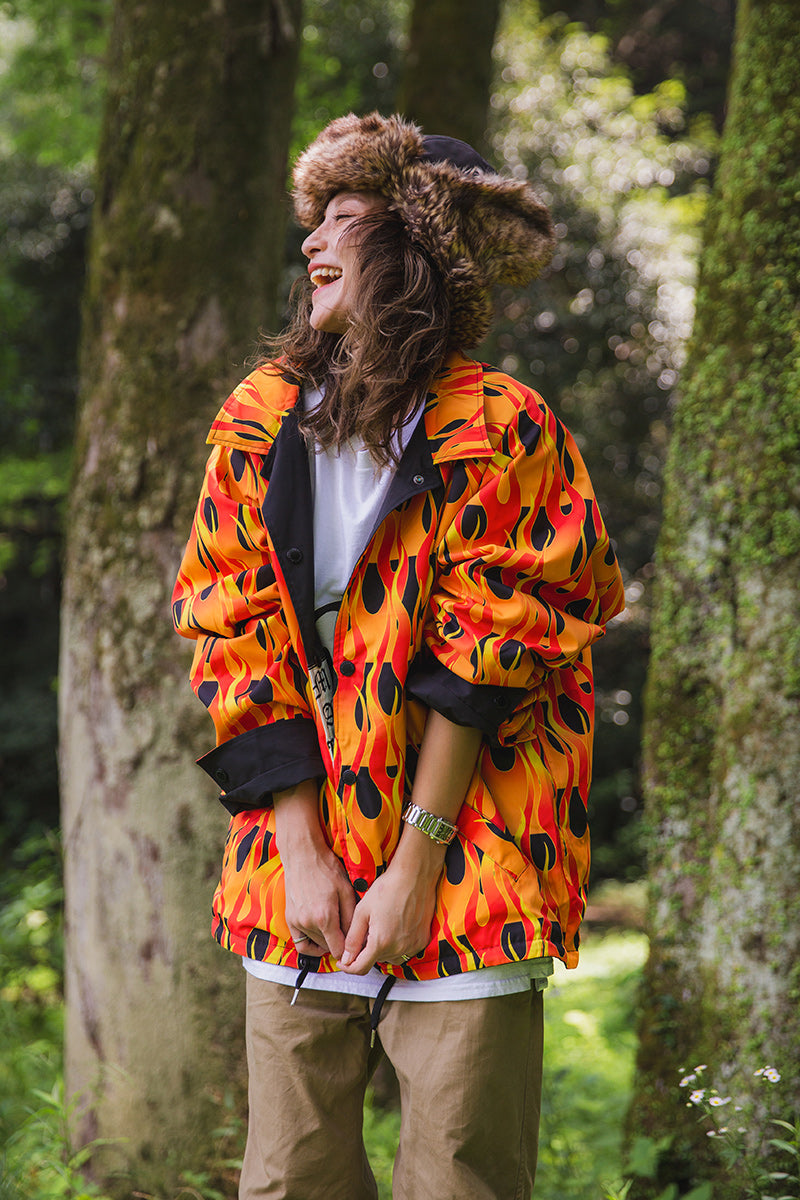 IRON CROSS EMBROIDERY REVERSIBLE COACH JKT