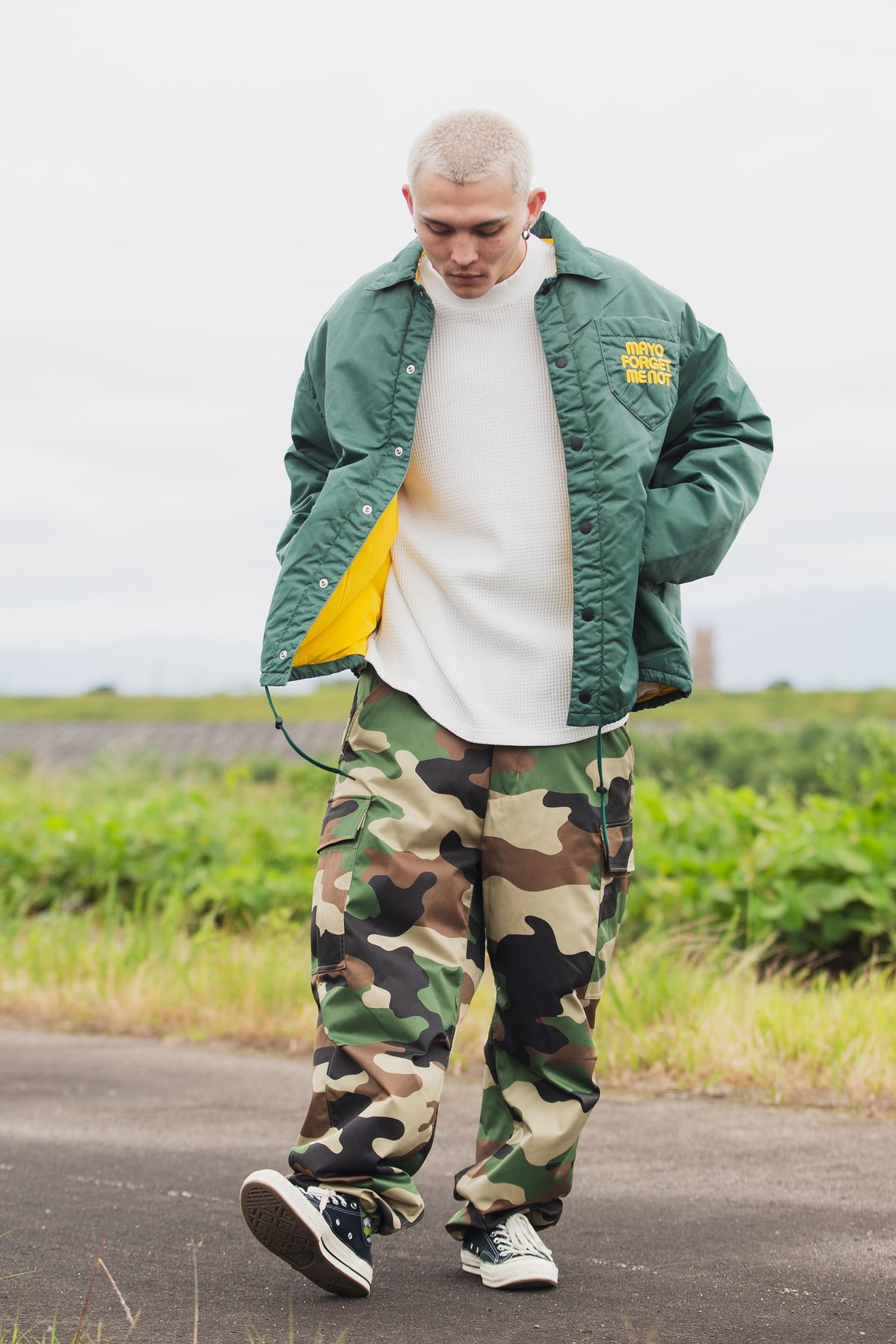 SNAKE CROSS BORN EMBROIDERY COACH JKT