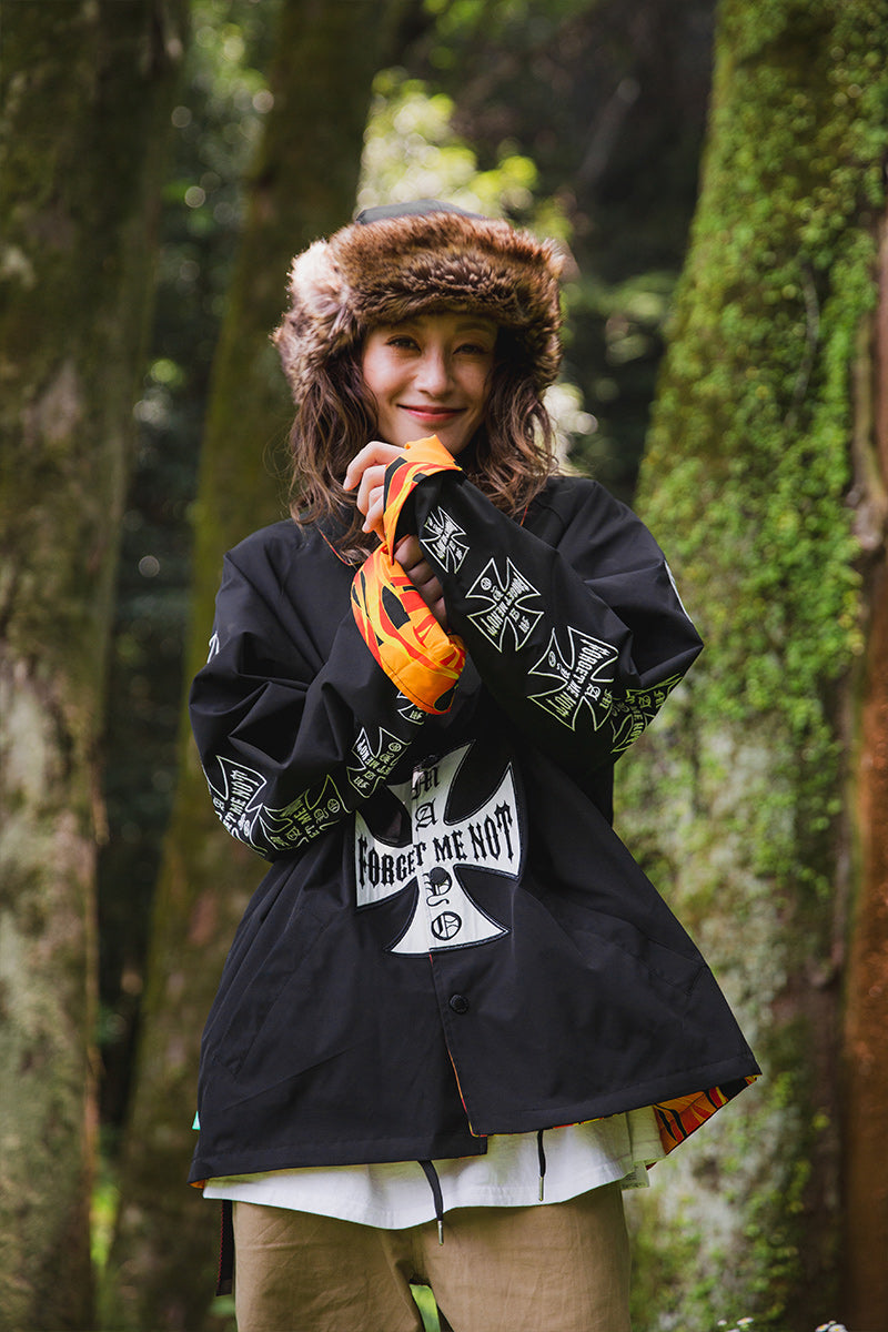 IRON CROSS EMBROIDERY REVERSIBLE COACH JKT