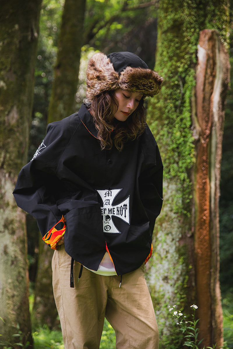 IRON CROSS EMBROIDERY REVERSIBLE COACH JKT