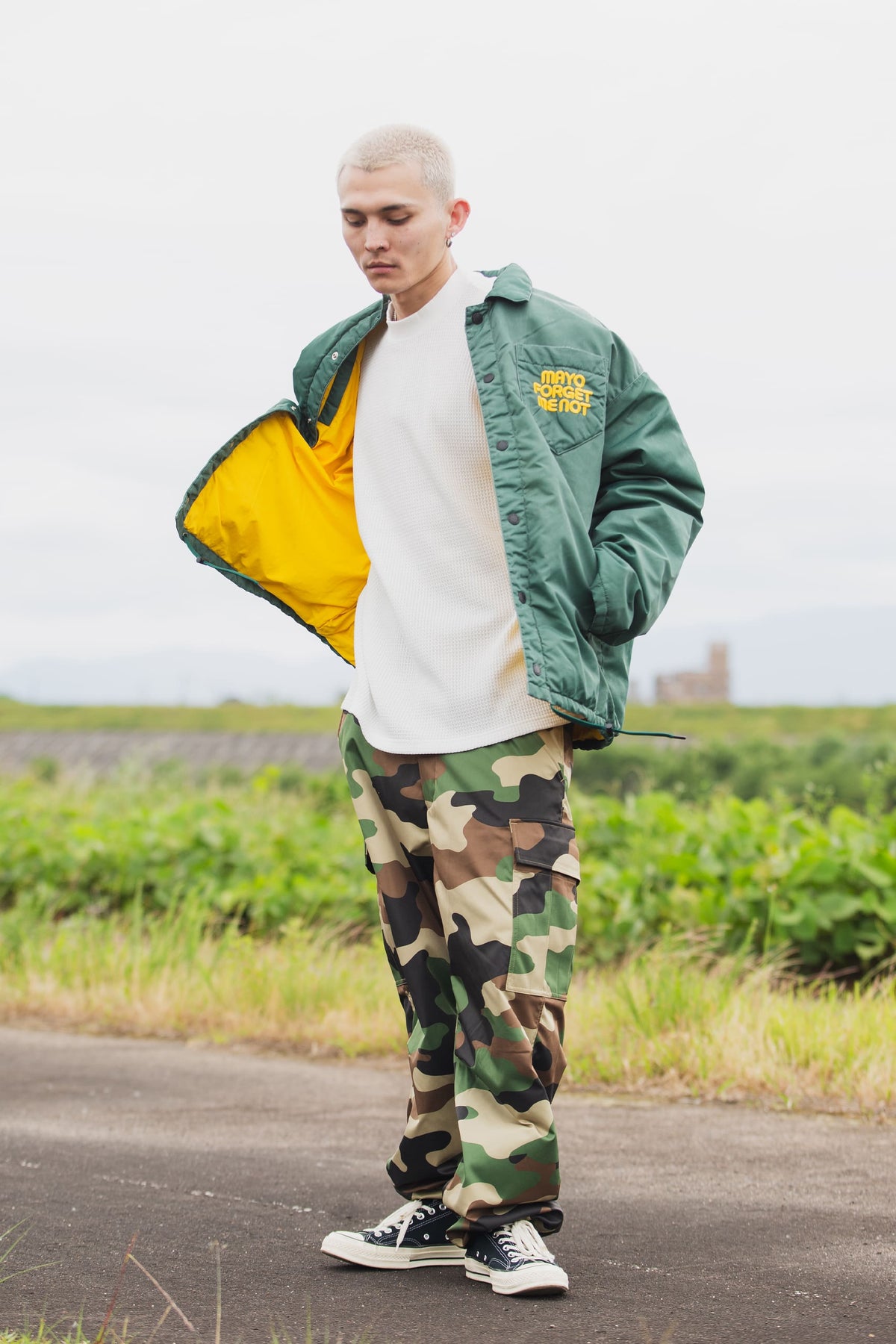 SNAKE CROSS BORN EMBROIDERY COACH JKT