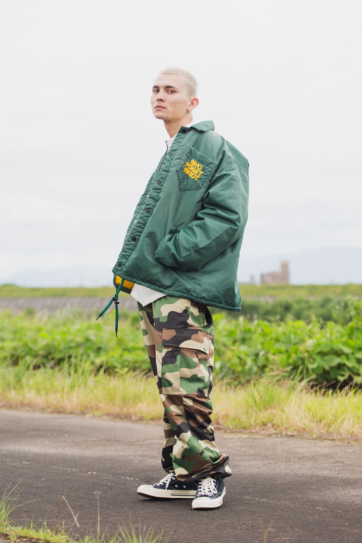 SNAKE CROSS BORN EMBROIDERY COACH JKT