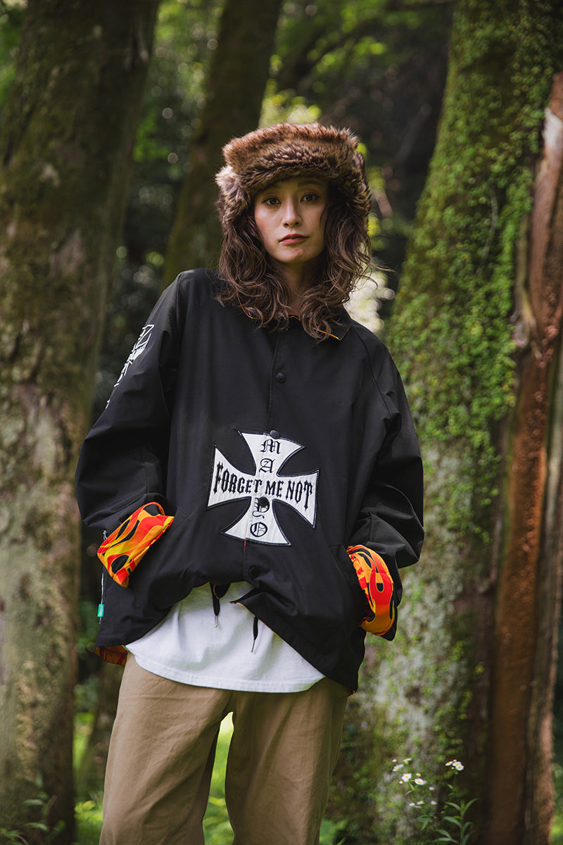 IRON CROSS EMBROIDERY REVERSIBLE COACH JKT