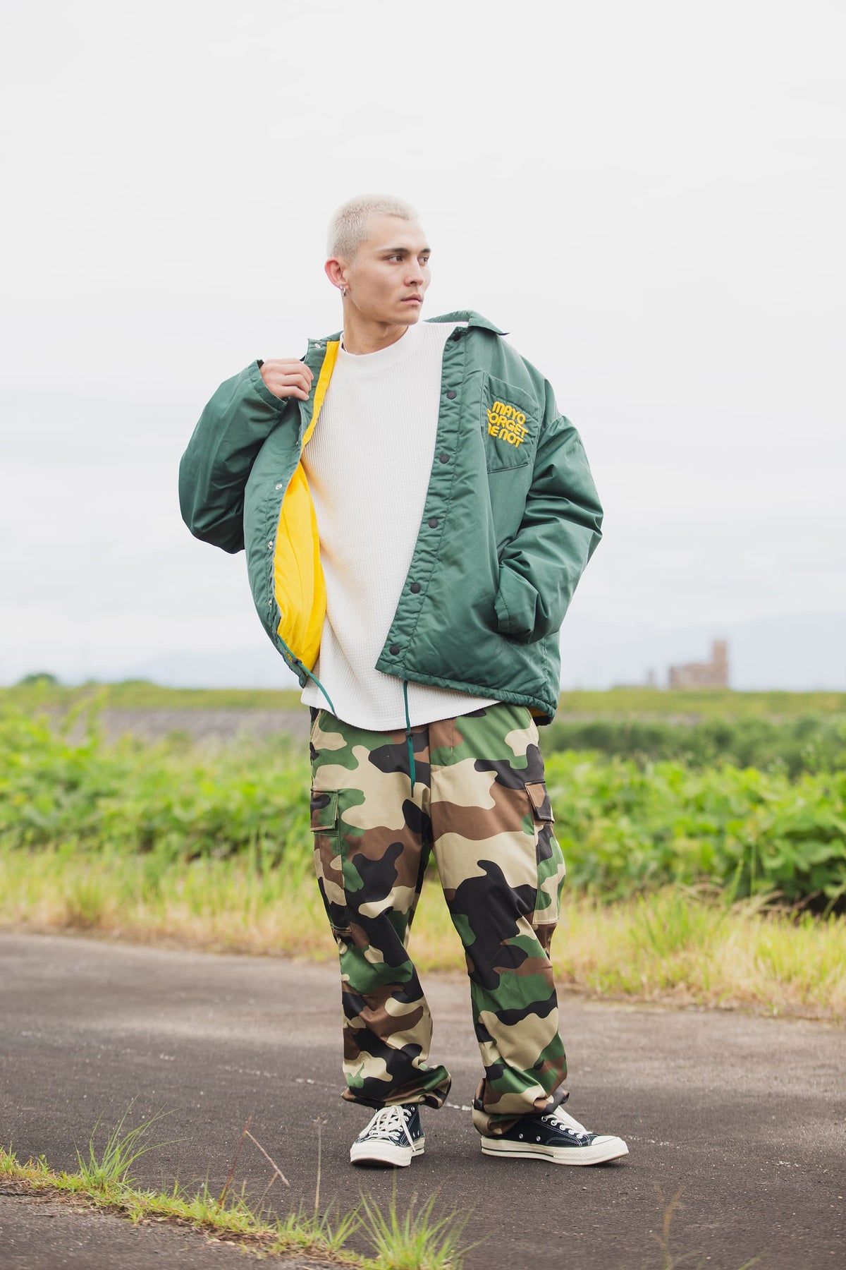 SNAKE CROSS BORN EMBROIDERY COACH JKT
