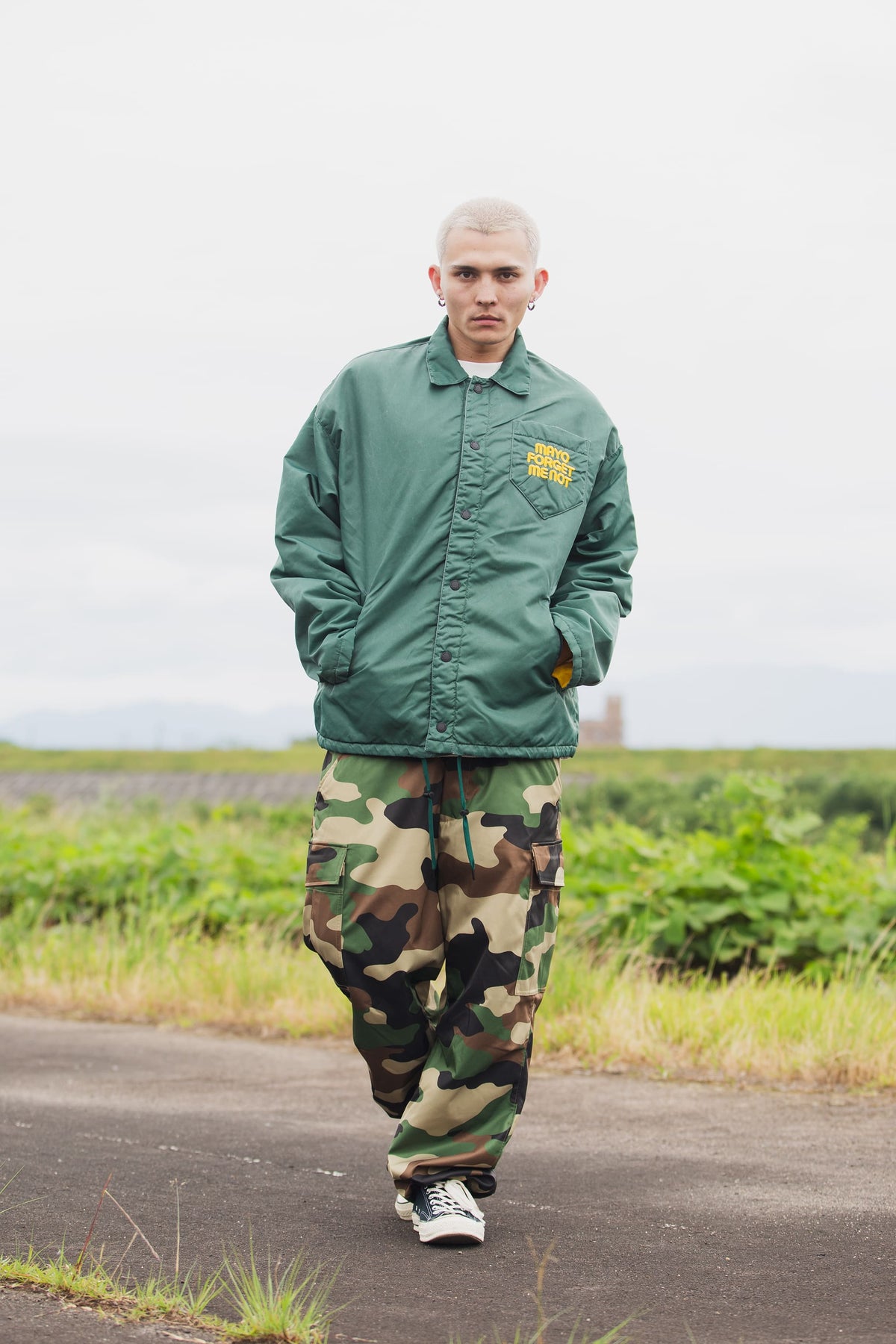 SNAKE CROSS BORN EMBROIDERY COACH JKT