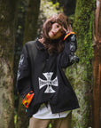 IRON CROSS EMBROIDERY REVERSIBLE COACH JKT