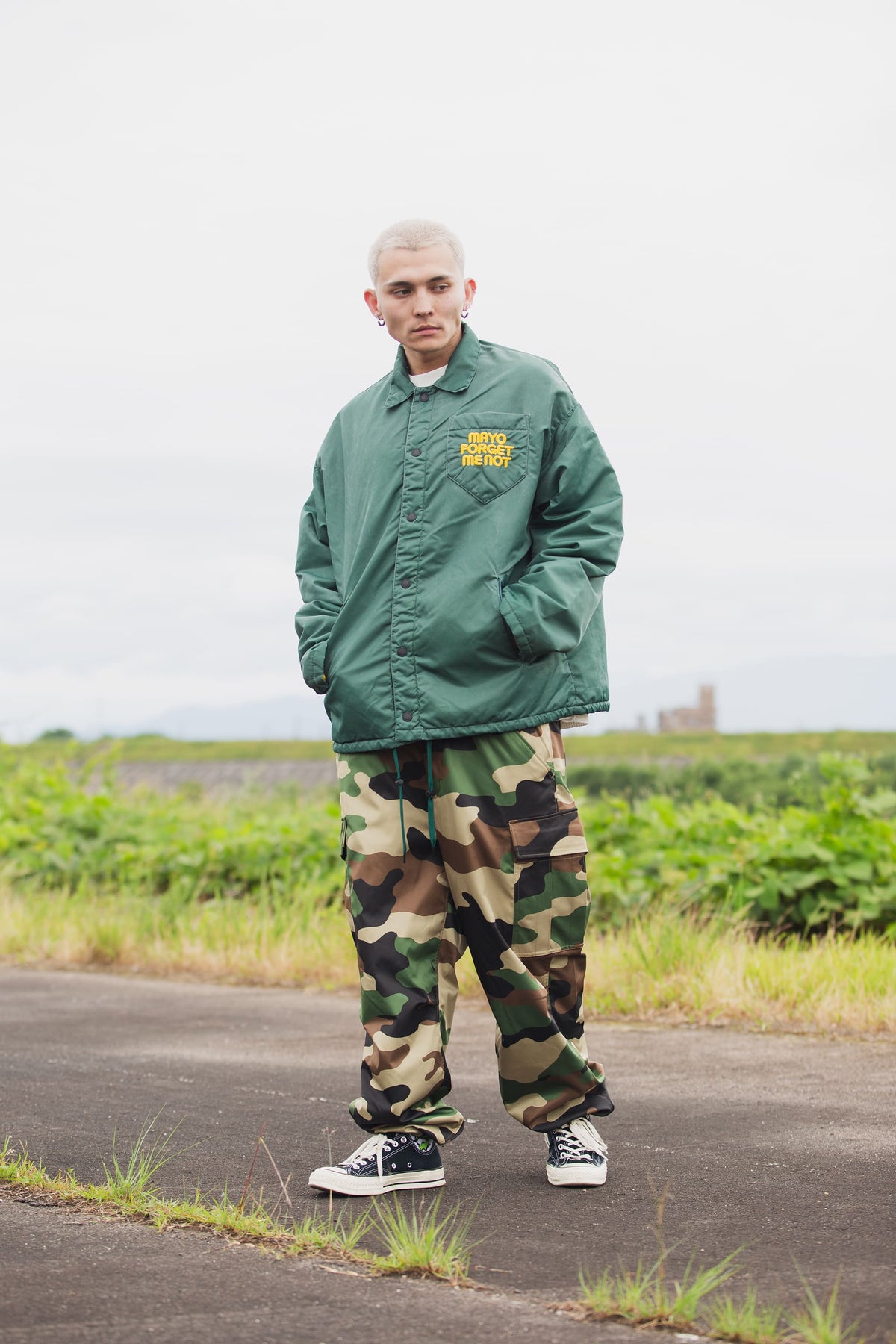 SNAKE CROSS BORN EMBROIDERY COACH JKT