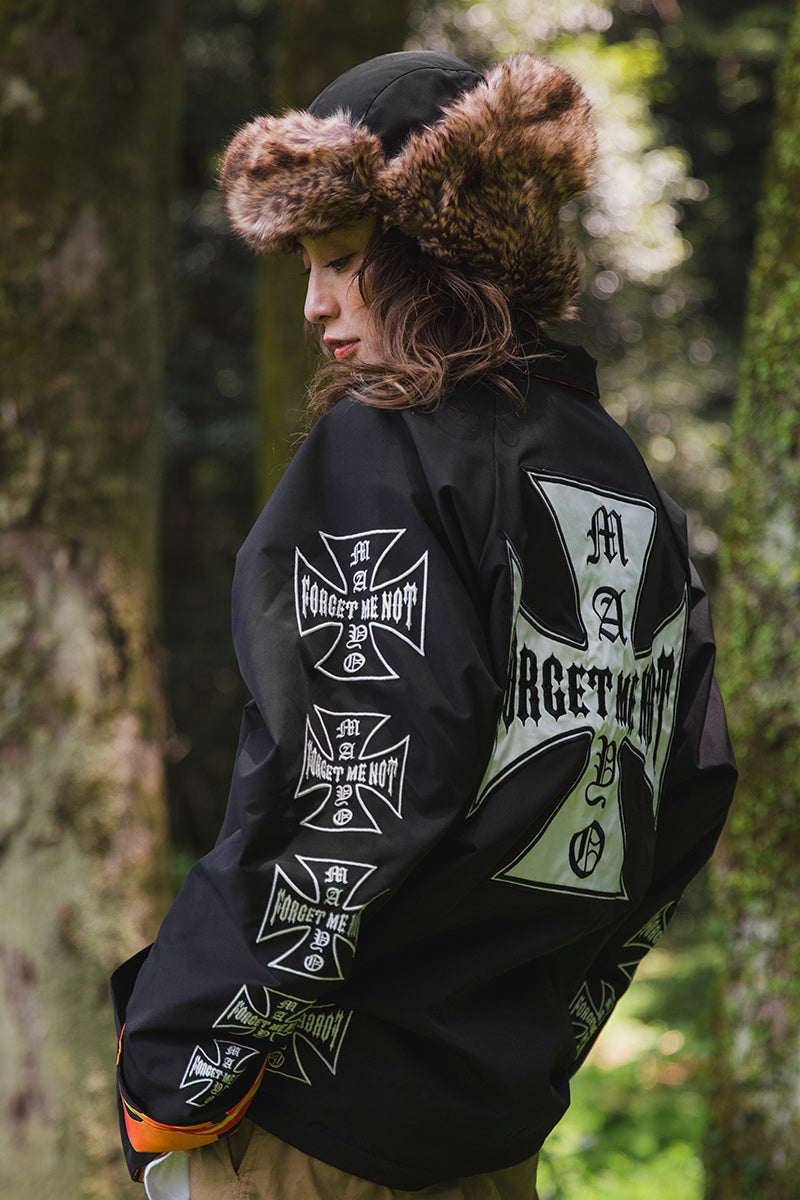 IRON CROSS EMBROIDERY REVERSIBLE COACH JKT