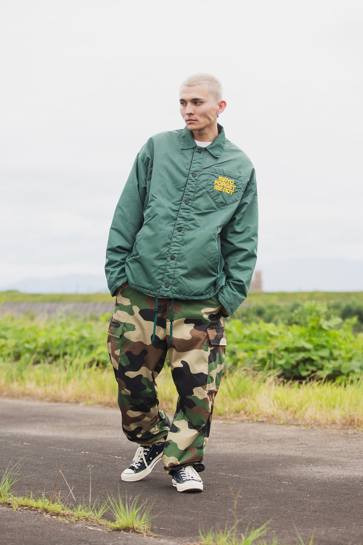 SNAKE CROSS BORN EMBROIDERY COACH JKT