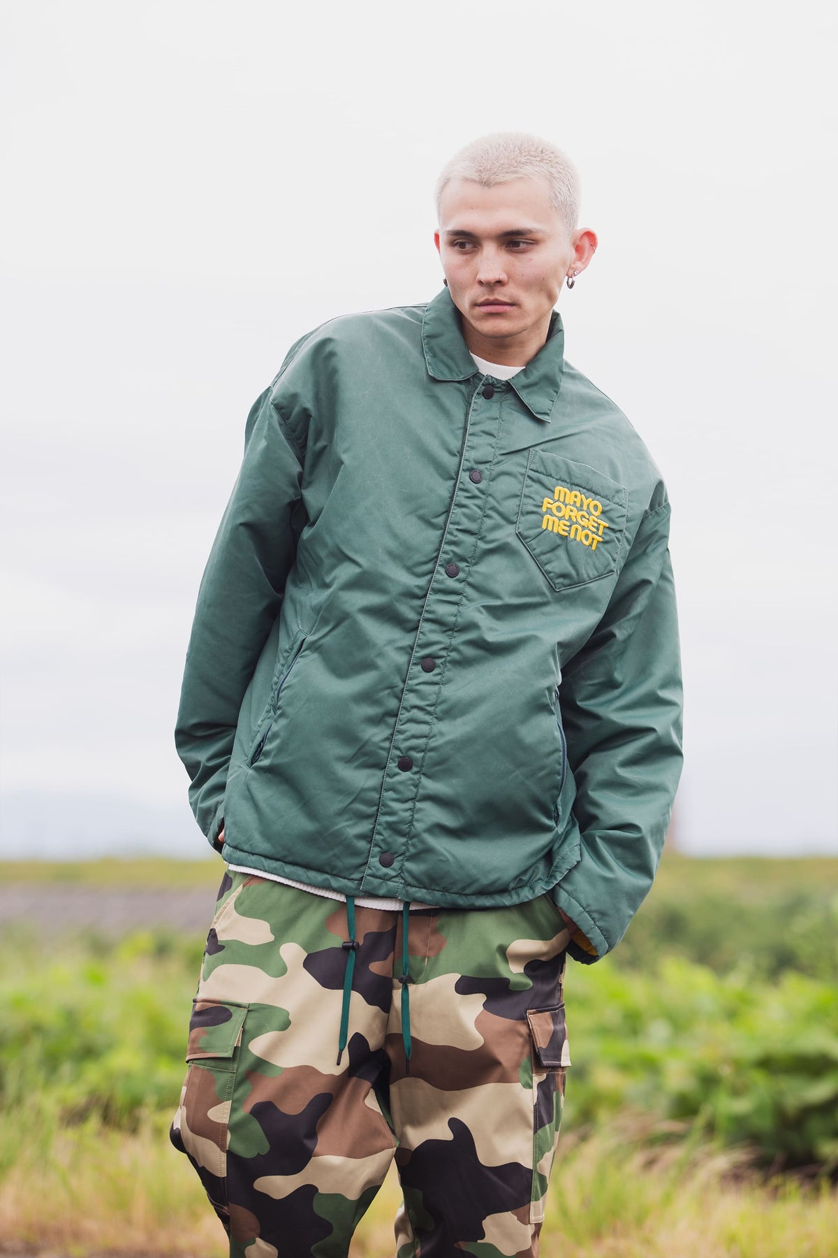 SNAKE CROSS BORN EMBROIDERY COACH JKT