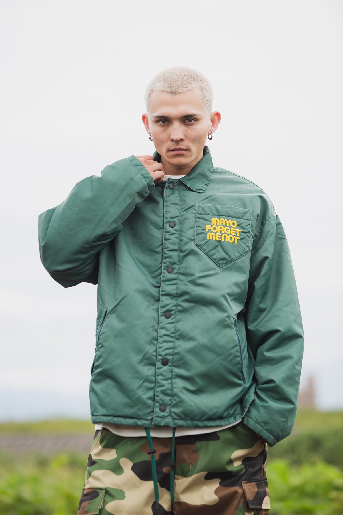 SNAKE CROSS BORN EMBROIDERY COACH JKT