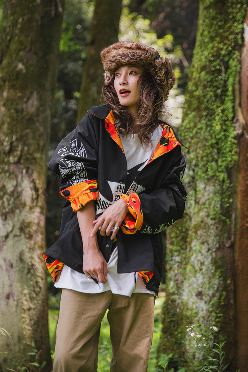 IRON CROSS EMBROIDERY REVERSIBLE COACH JKT