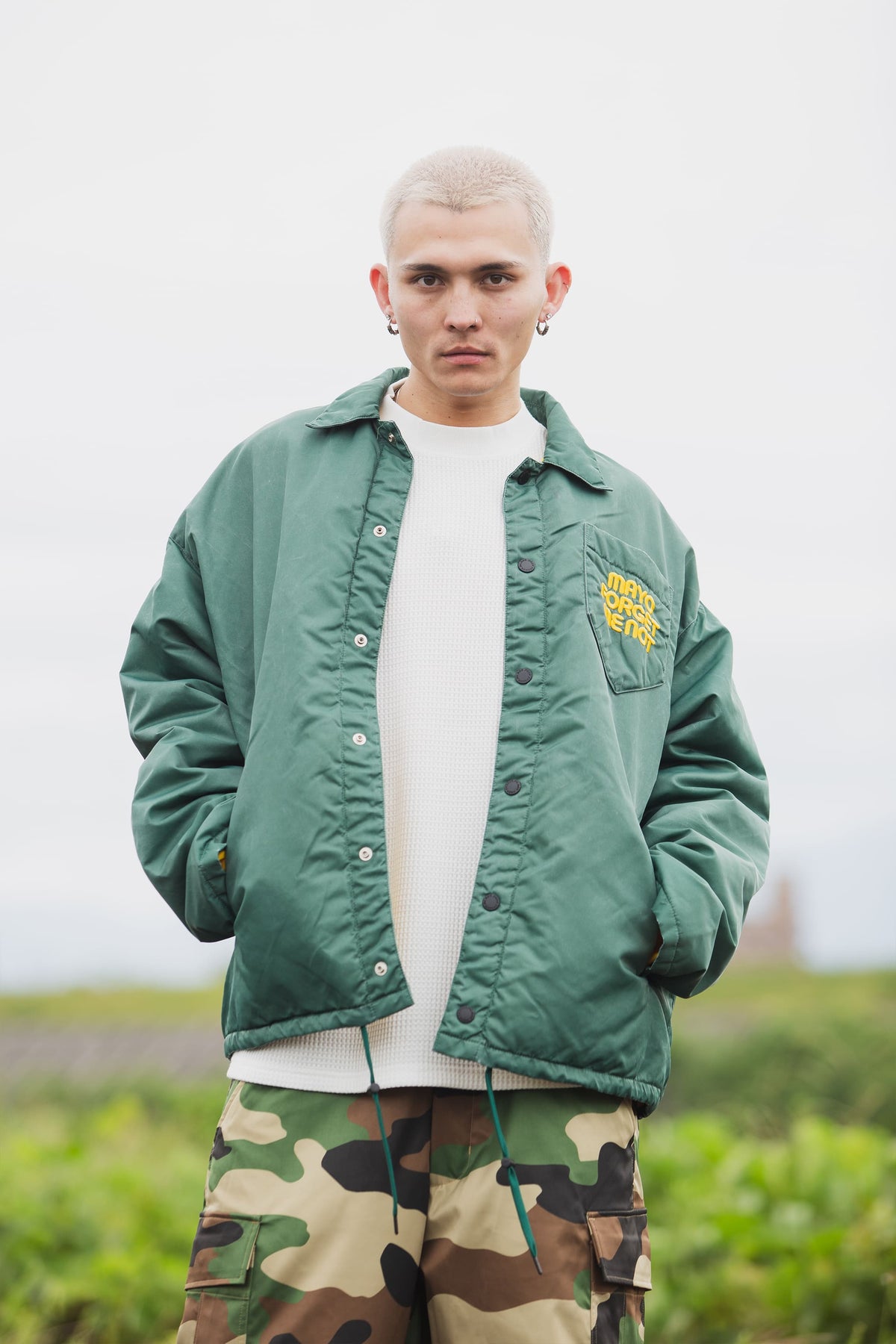SNAKE CROSS BORN EMBROIDERY COACH JKT