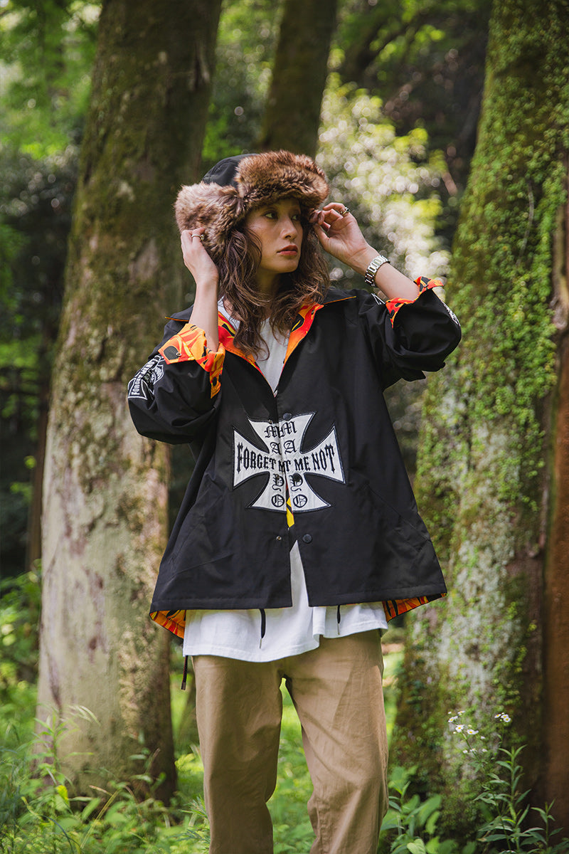 IRON CROSS EMBROIDERY REVERSIBLE COACH JKT