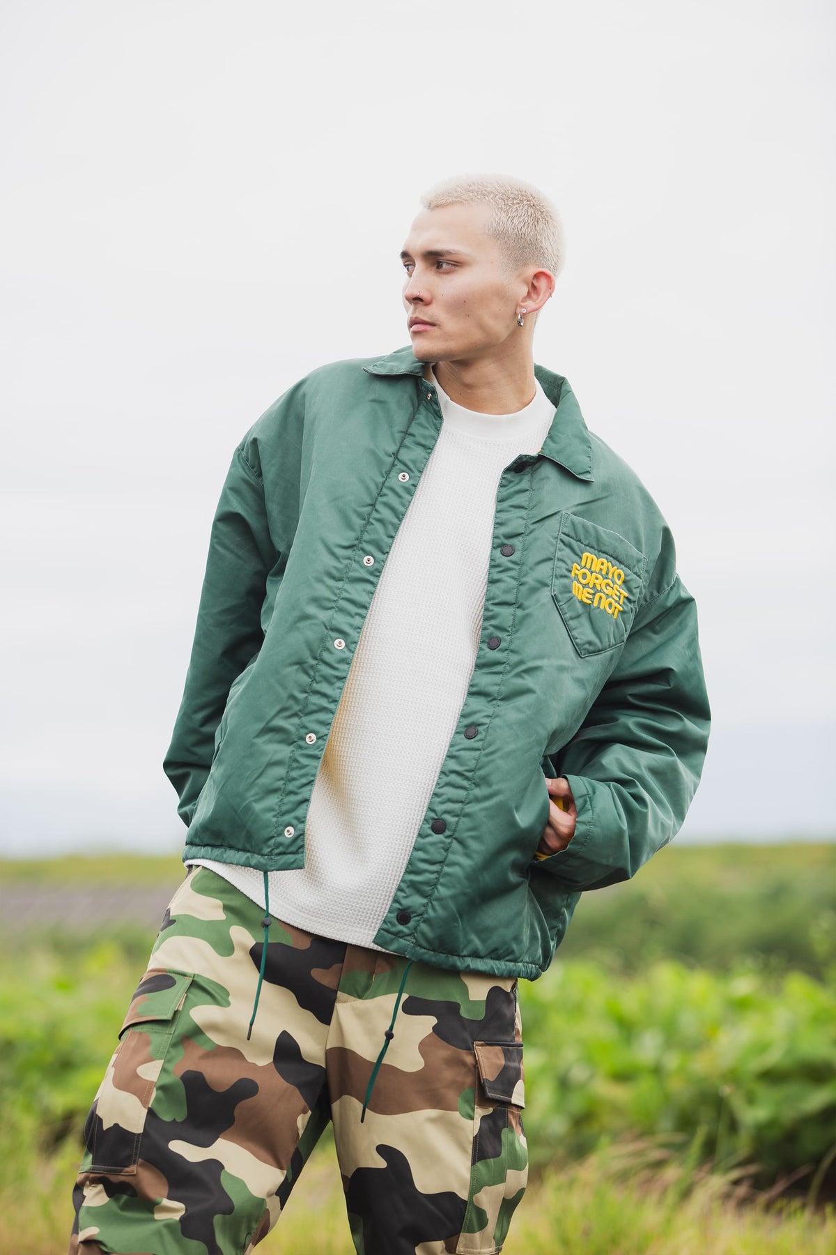 SNAKE CROSS BORN EMBROIDERY COACH JKT