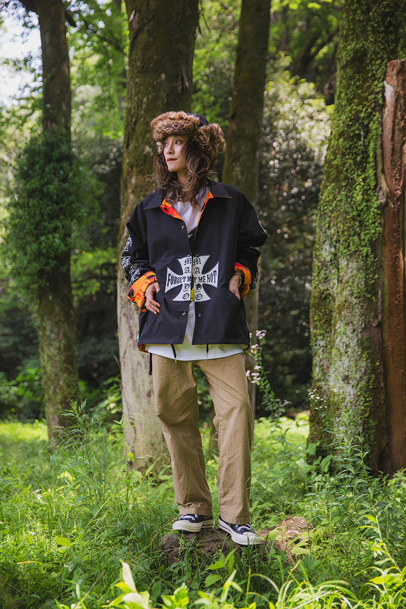 IRON CROSS EMBROIDERY REVERSIBLE COACH JKT – MAYO