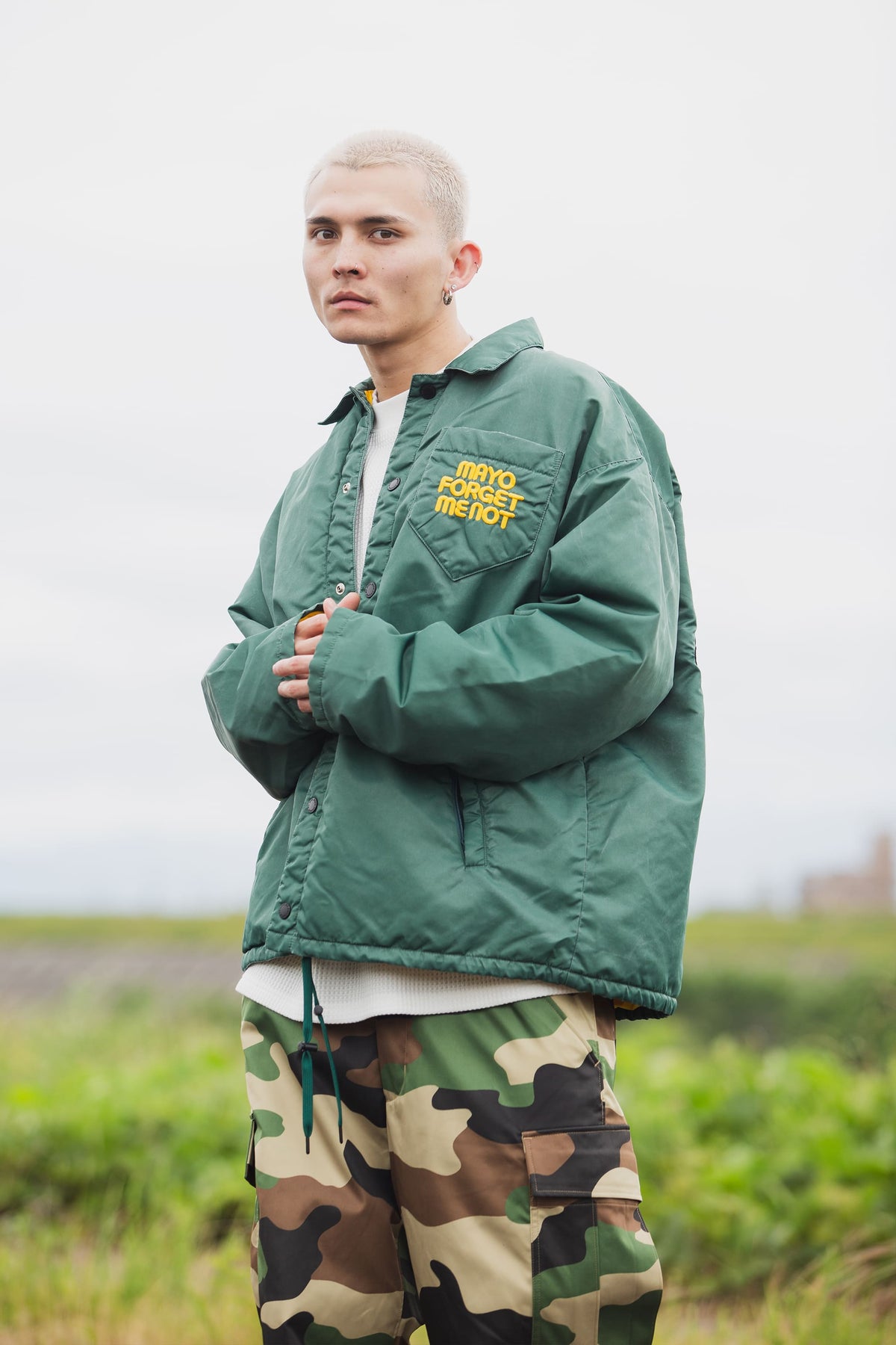 SNAKE CROSS BORN EMBROIDERY COACH JKT