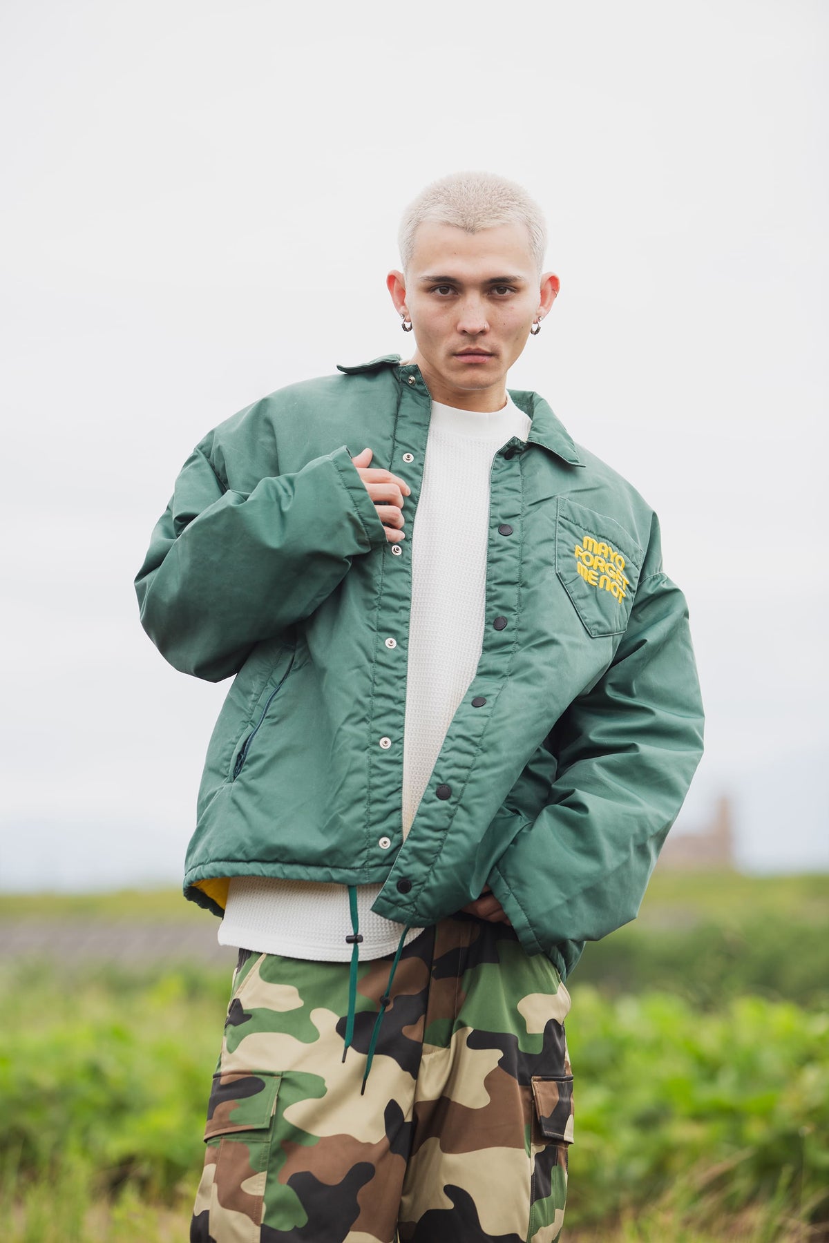 SNAKE CROSS BORN EMBROIDERY COACH JKT